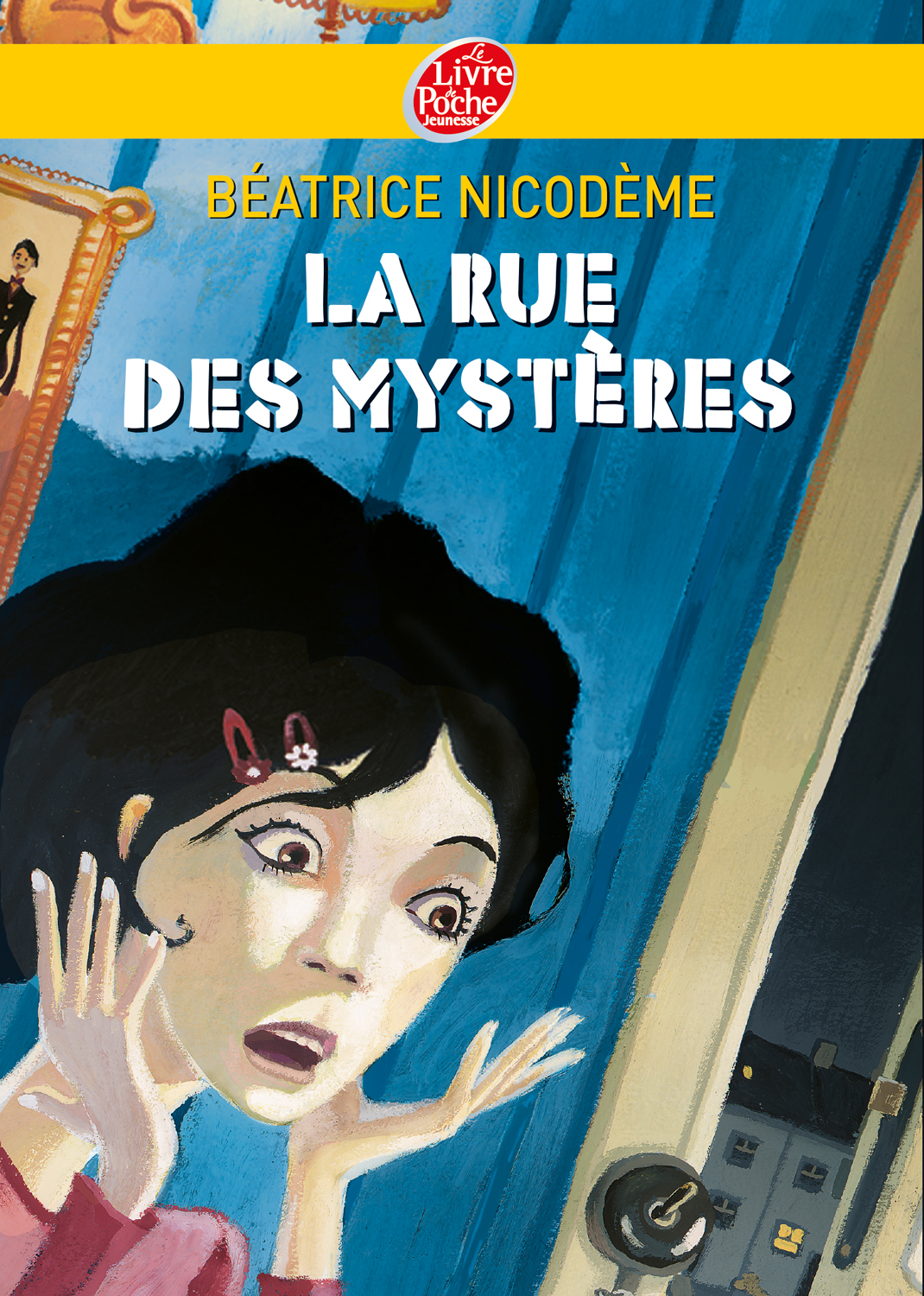 Beatrice Nicodeme autrice couverture du roman La rue des mysteres
