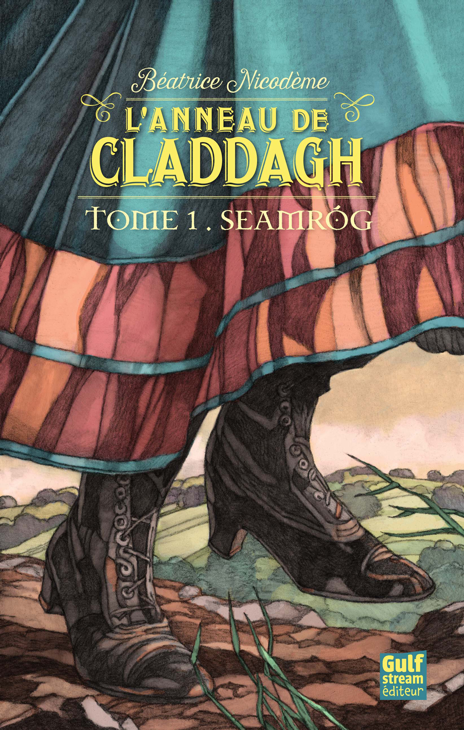 Beatrice Nicodeme autrice couverture du roman L anneau de Claddagh tome 1