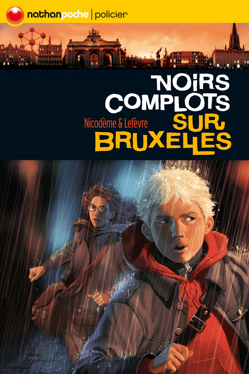 Beatrice Nicodeme autrice couverture du roman Noirs complots sur Bruxelles