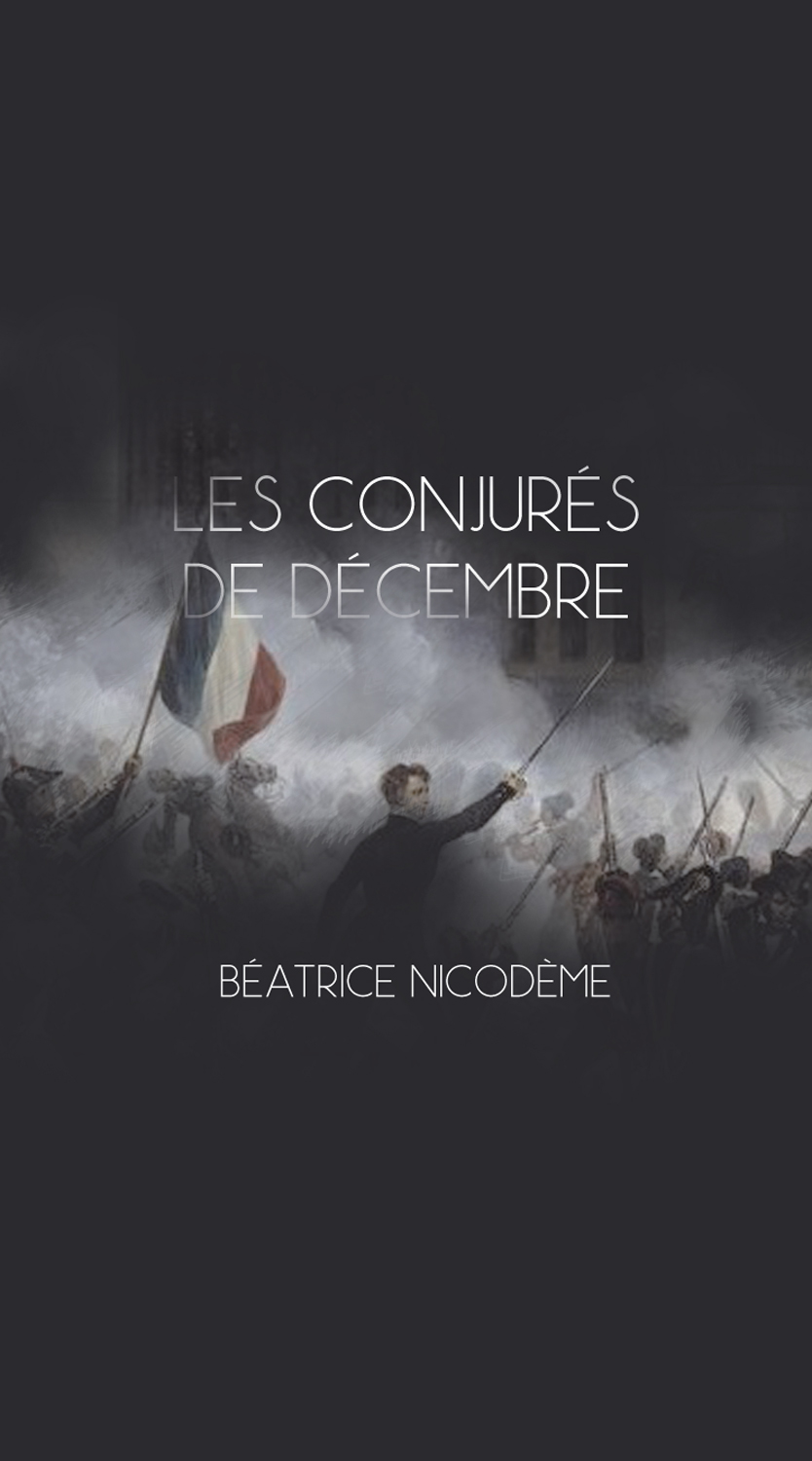 Beatrice Nicodeme autrice couverture du roman Les conjures de decembre