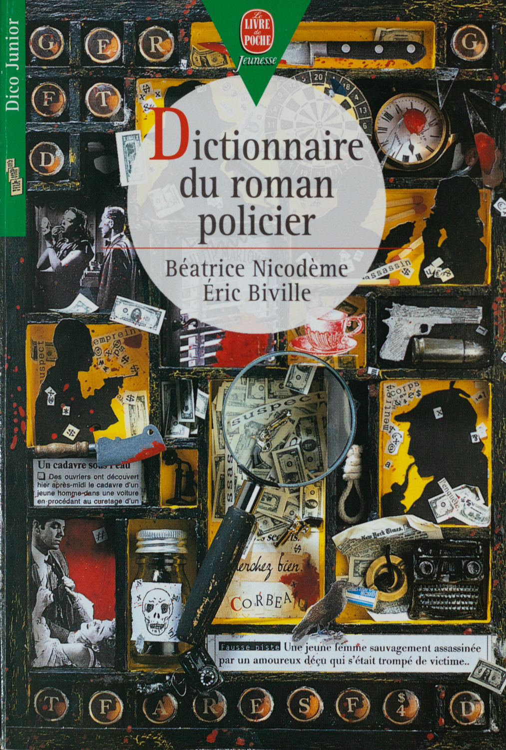 Beatrice Nicodeme autrice couverture du documentaire Dictionnaire du roman policier