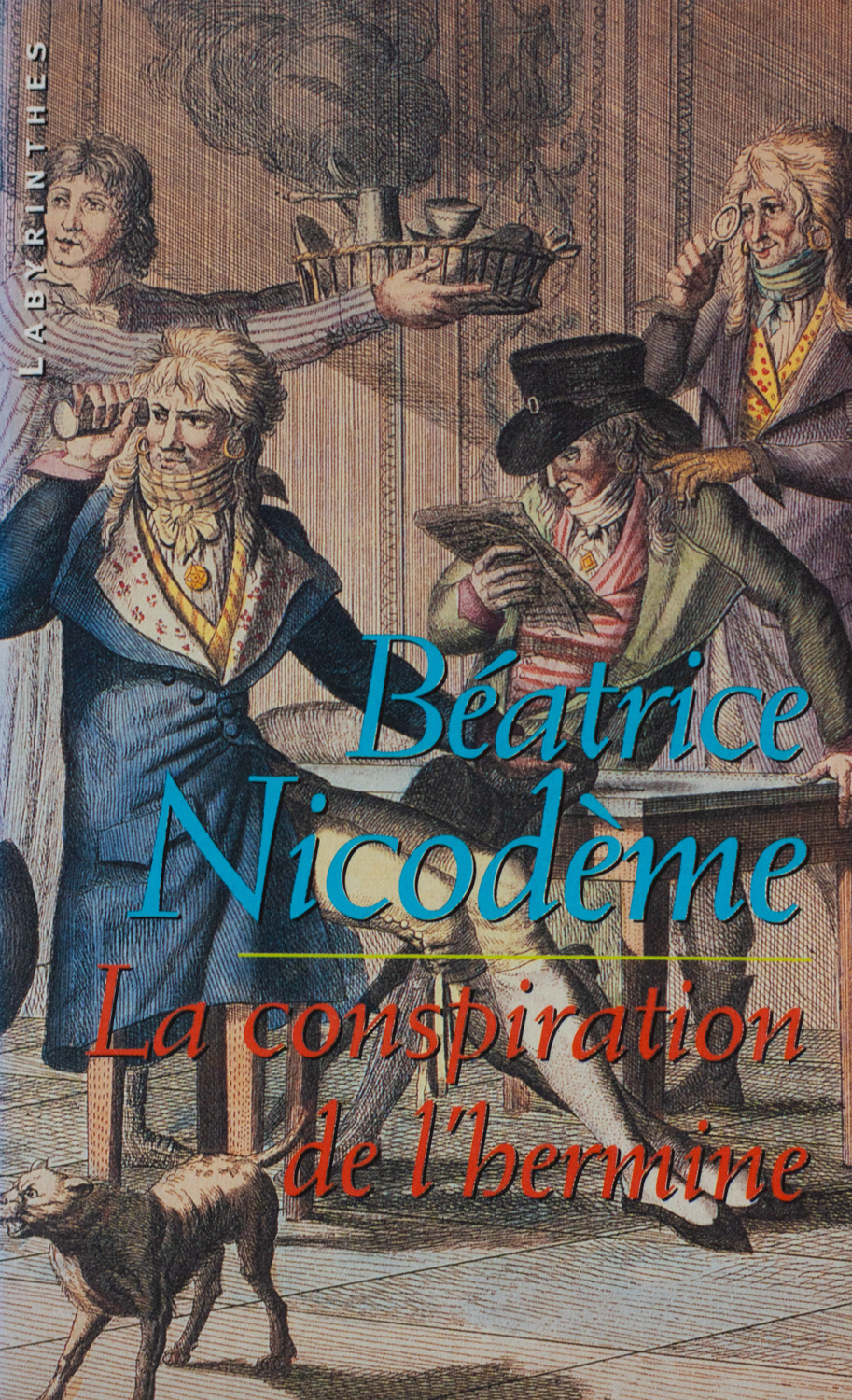 Beatrice Nicodeme autrice couverture du roman La conspiration de l hermine