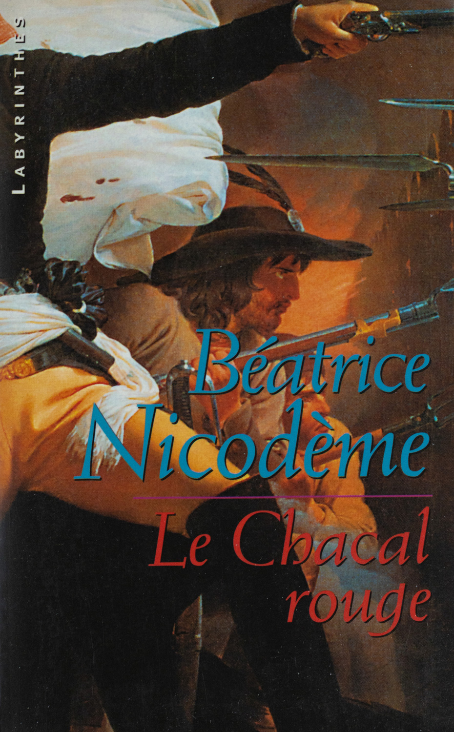 Beatrice Nicodeme autrice couverture du roman Le chacal rouge