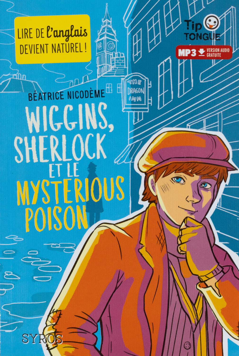 Beatrice Nicodeme autrice couverture du roman Wiggins, Sherlock et le mysterious poison