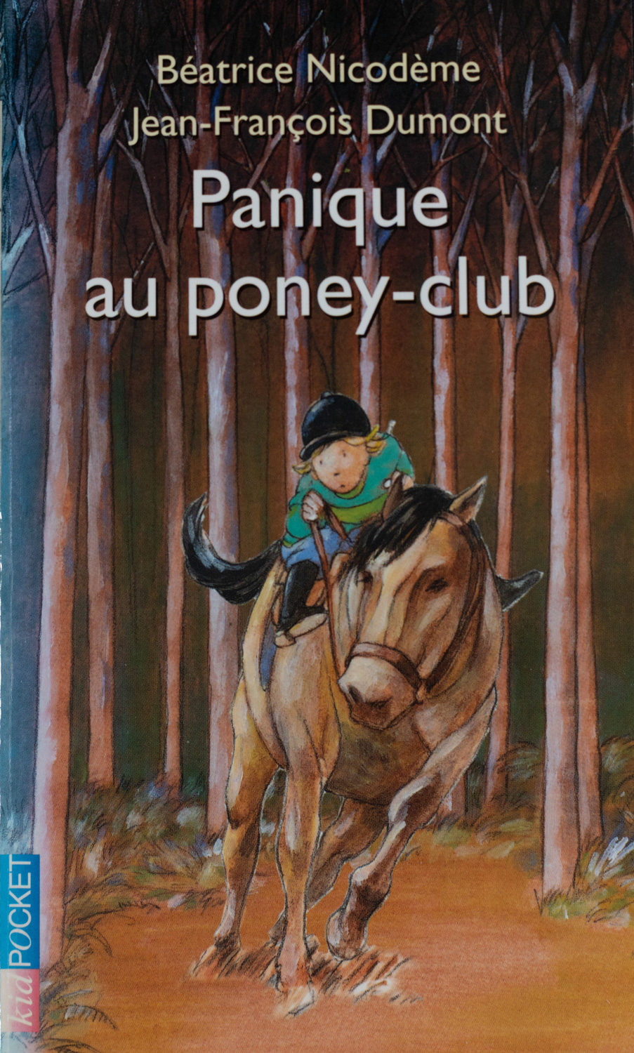 Beatrice Nicodeme autrice couverture du roman Panique au poney club