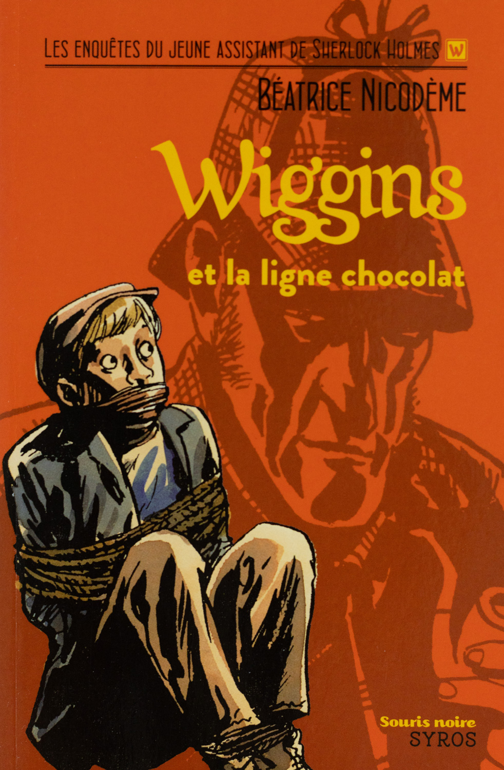 Beatrice Nicodeme autrice couverture du roman Wiggins et la ligne chocolat